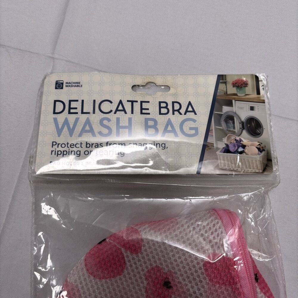 Delicate Bra Wash Bag - Pink Floral - Picture 2 of 6